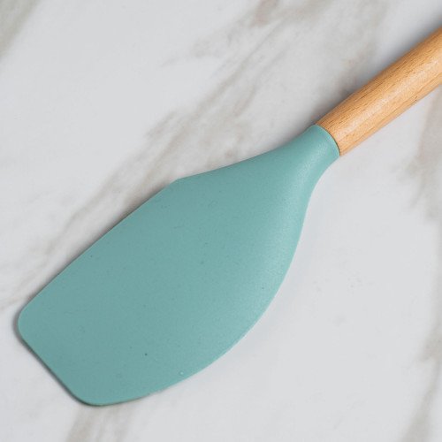 Candy Green Silicone Scrapper Spatula 2