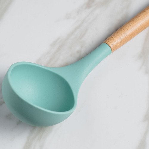 Candy Green Silicone Soup Ladle 2