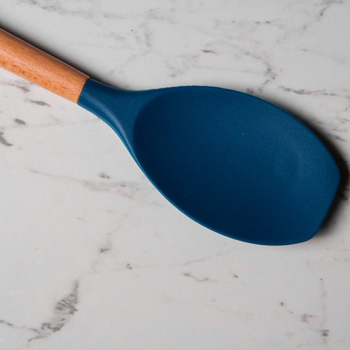 Gothic Blue Silicone Flat Top Spatula 3