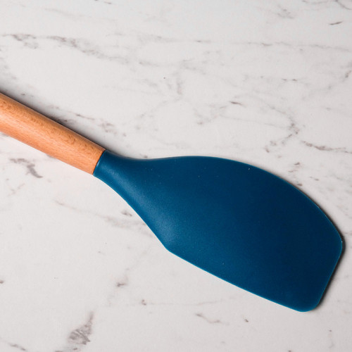 Gothic Blue Silicone Scrapper Spatula 3