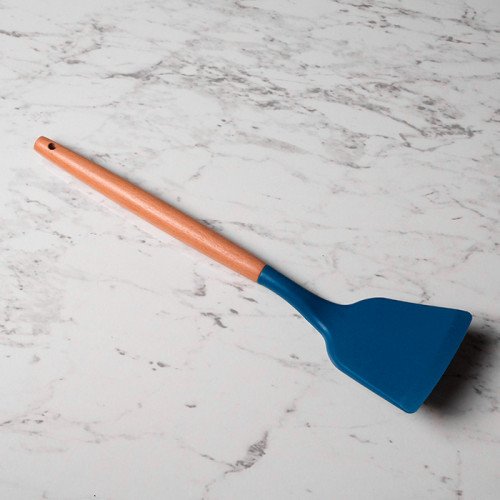 Gothic Blue Silicone Frying Spatula 2