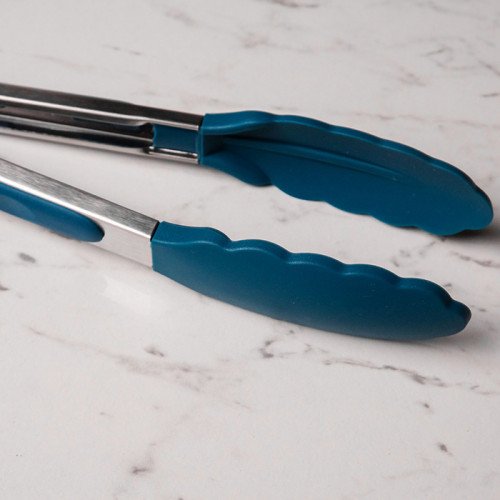 Gothic Blue Silicone Food Tong 2