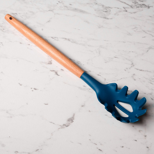 Gothic Blue Silicone Spaghetti Server 3