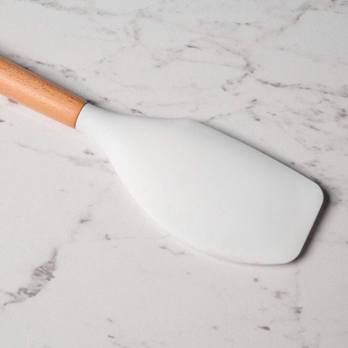 Frost White Silicone Scrapper Spatula 2