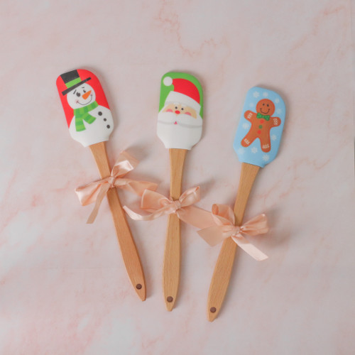 Silicone Baking Spatula with Character - Santa Claus 7