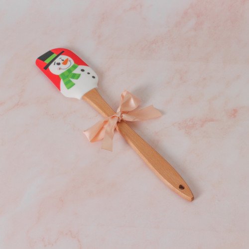 Silicone Baking Spatula with Character - Snowman 2