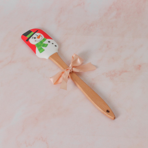 Silicone Baking Spatula with Character - Snowman 2