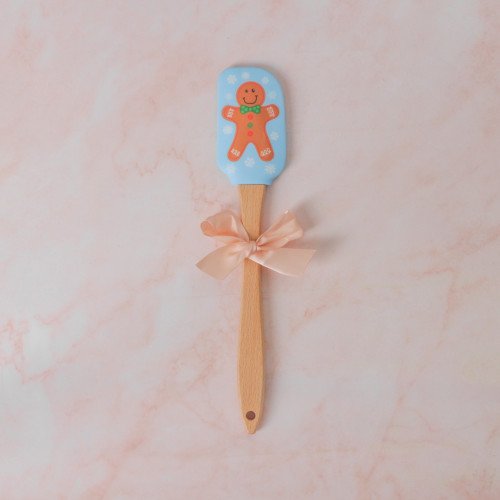 Silicone Baking Spatula with Character - Gingerbread