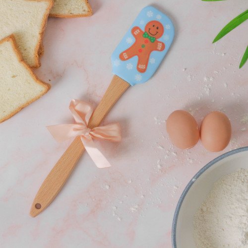 Silicone Baking Spatula with Character - Gingerbread 4