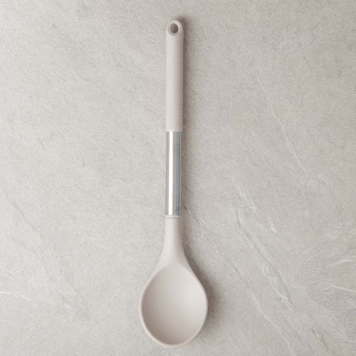 Light Khaki Silicone Serving Spoon