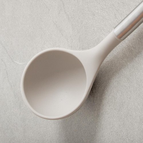 Light Khaki Silicone Soup Ladle 2