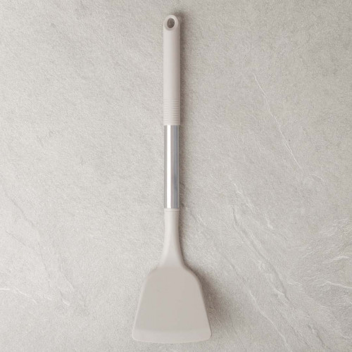 Light Khaki Silicone Frying Spatula
