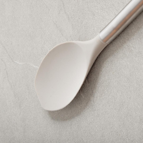 Light Khaki Silicone Flat Top Spatula 3