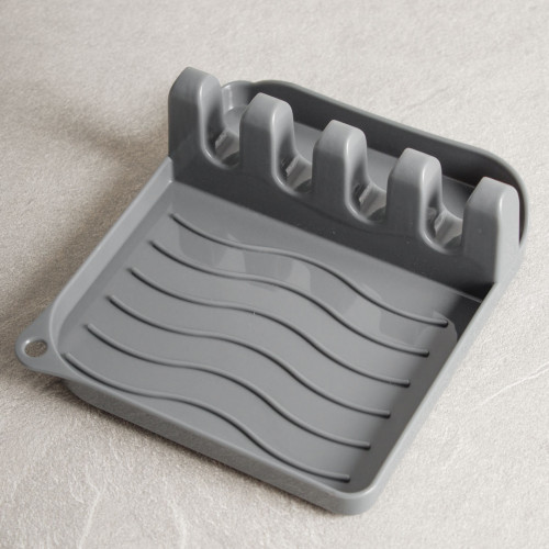 Slate Grey Silicone Kitchen Utensil Set 4