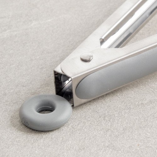 Slate Grey Silicone Food Tong 4