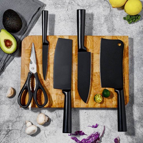 Black Pearl Set of 6 Knife Block 2