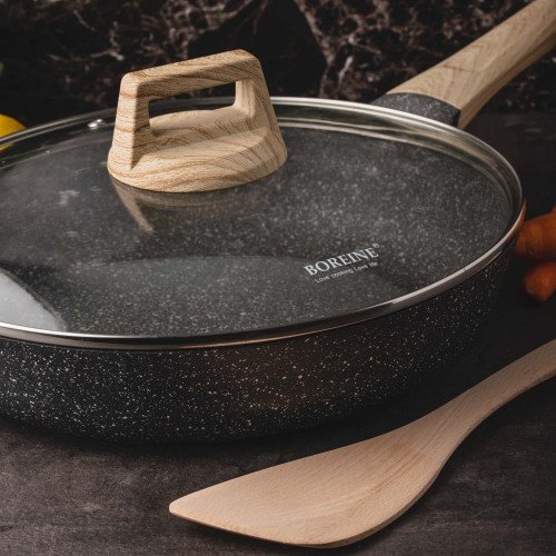 Boreine Classic Frying Pan 28cm with Lid 4