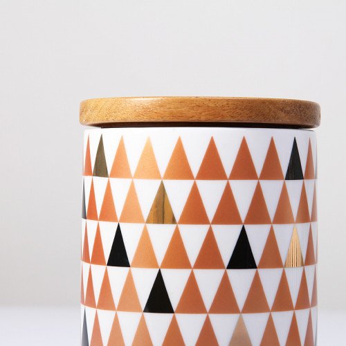 Colorful Geometric Kitchen Canister Tall 4