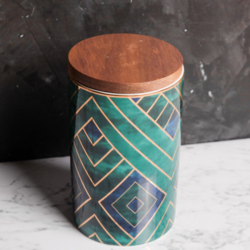 Emerald Green Kitchen Canister 3