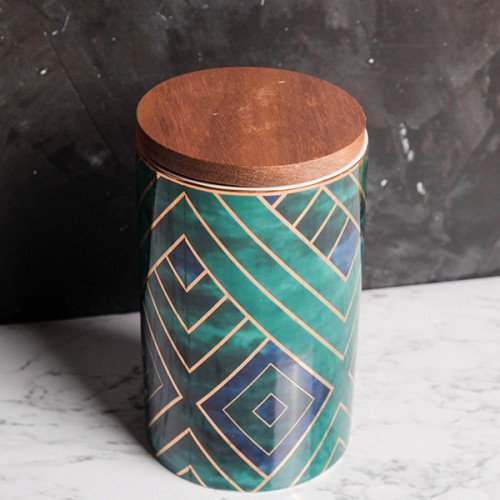 Emerald Green Kitchen Canister 3