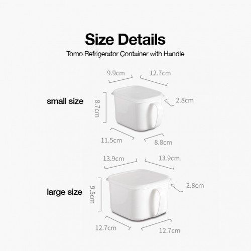 Tomo Refrigerator Container with Handle 2
