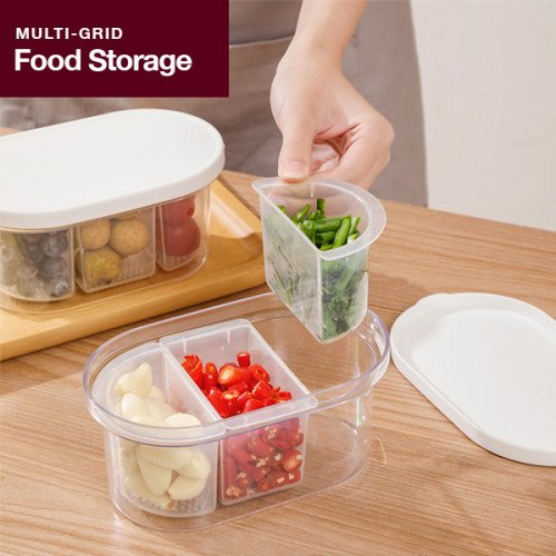 Multi-grid Food Storage Box 17.5 x 10.7cm