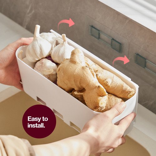 Portable Kitchen Shelf White 28.1 x 11.3 x 11.5cm 3