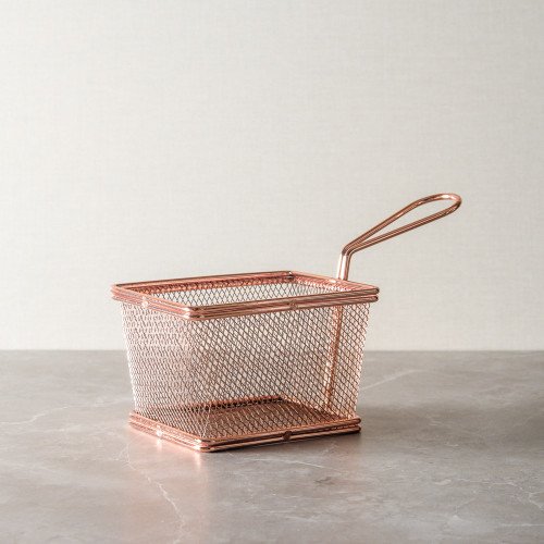 CHIPS BASKETS ROSE GOLD 12.2cm x 9.7cm