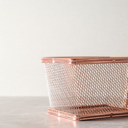 CHIPS BASKETS ROSE GOLD 12.2cm x 9.7cm 4