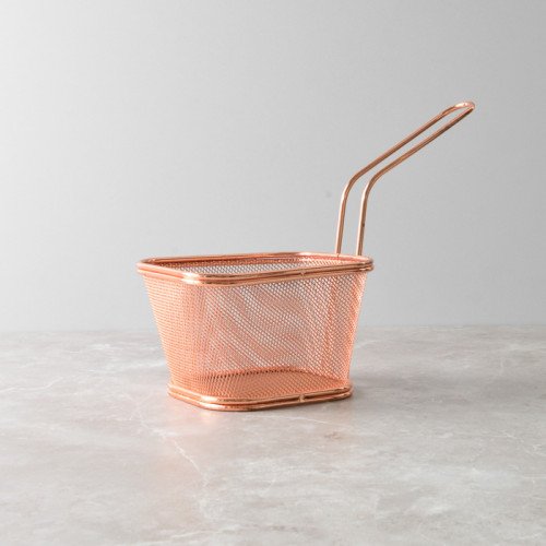 CHIPS BASKETS ROSE GOLD 12.5cm x 10.5cm