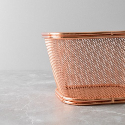 CHIPS BASKETS ROSE GOLD 12.5cm x 10.5cm 5