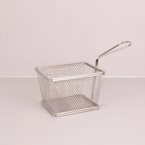 CHIPS BASKETS SILVER 12.2cm x 9.7cm