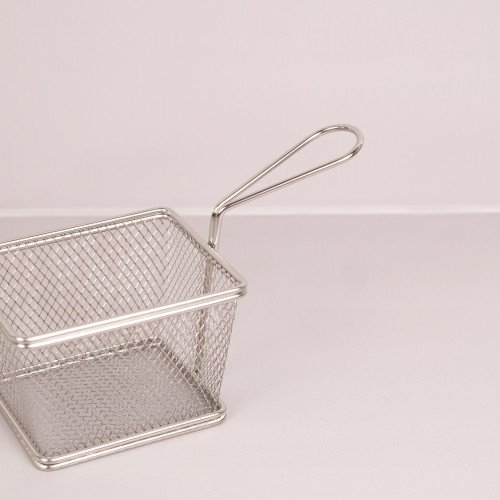 CHIPS BASKETS SILVER 12.2cm x 9.7cm 4