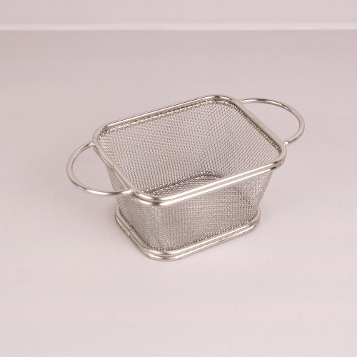 CHIPS BASKETS SILVER 9cm x 10.5cm 4