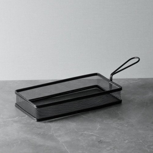 CHIPS BASKETS METALLIC GREY 13cm x 25cm 2