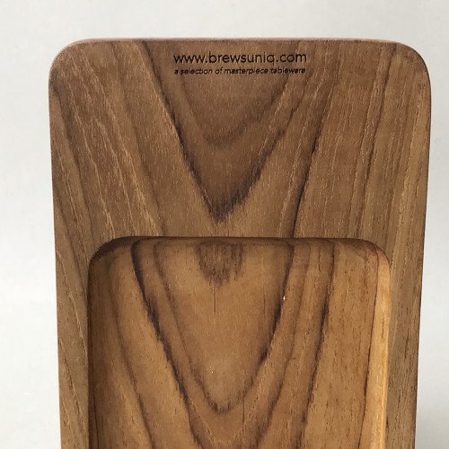 Jati Wooden Coaster Rectangular 12x25cm 4