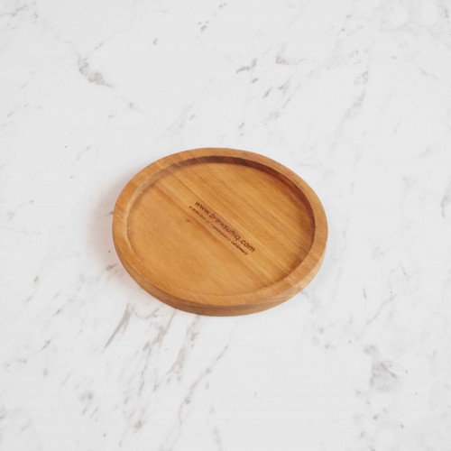Jati Wooden Coaster Round 10cm 3