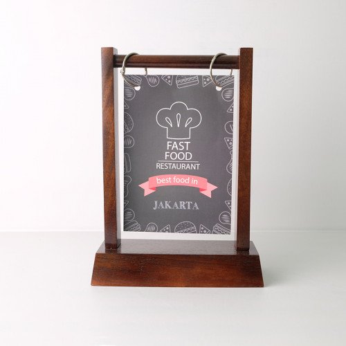Wooden Table Tent