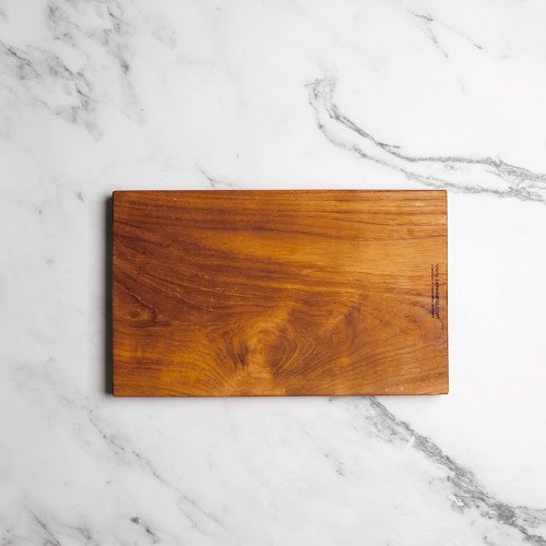 Teak Wooden Large Serving Board Rectangular 27.6 x 17cm