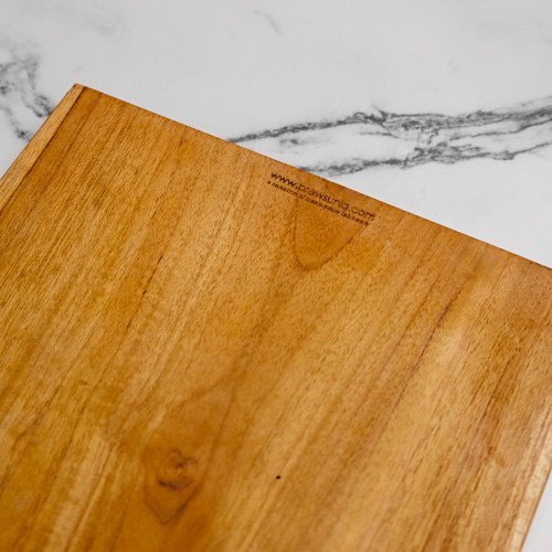 Teak Wooden Rectangular Serving Board 28.7 x 23.5cm 3