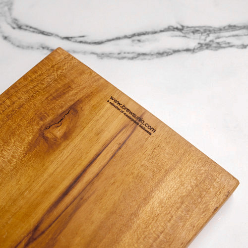 Teak Wooden Rectangular Board 25 x 18cm 2