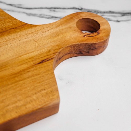 Teak Serving Board W Handle 39.5 x 16.5cm 3