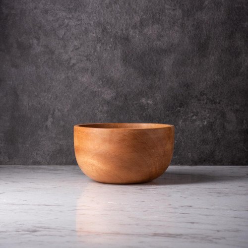Mahogany Wooden Salad Bowl 23cm