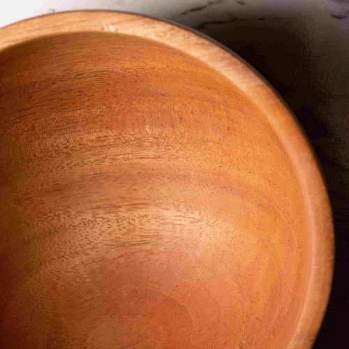 Mahogany Wooden Salad Bowl 23cm 3