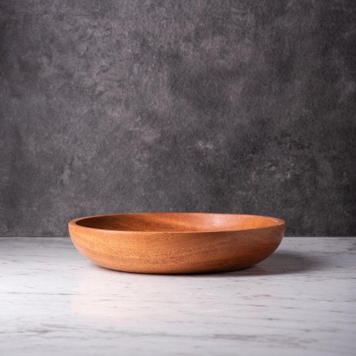 Mahogany Wooden Salad Plate 20cm