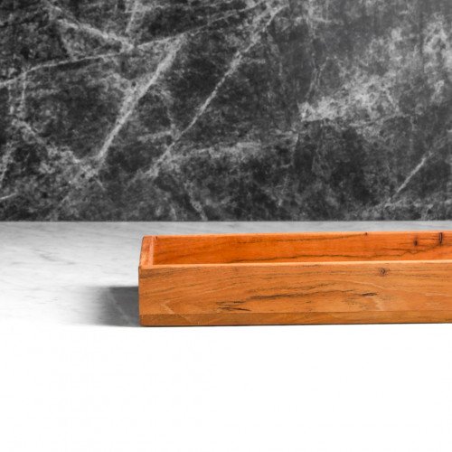 Teak Wooden Kitchen Tray 40 x 15.5cm 4