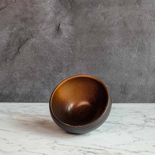Dark Brown Rice Bowl 5" 3