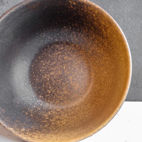 Dark Brown Salad Bowl 7" 3