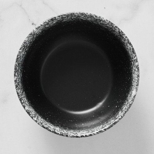 Black Kemuri Salad Bowl 7" 4