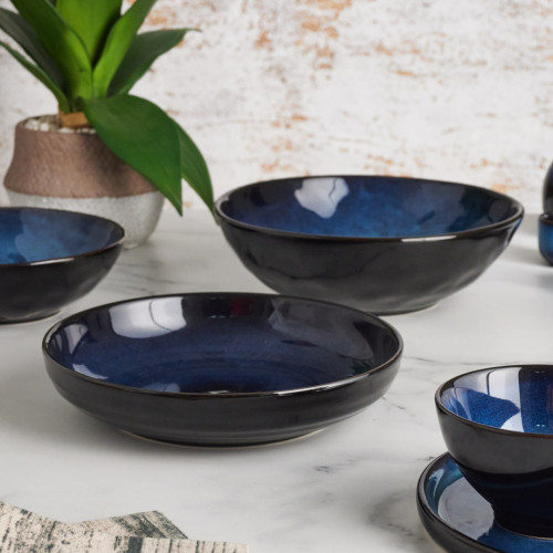 Stellar Blue Salad Bowl 8.5" 5